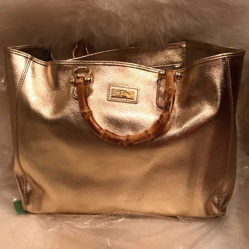 Lilly Pulitzer Soirée Leather Tote